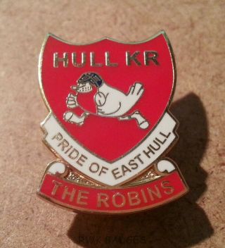Hull Kingston Rovers - Vintage Supporters Enamel Badge