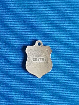 SCOTLAND Vintage Silver Travel Shield Bracelet Charm. 2