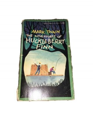 Vintage Mark Twain The Adventures Of Huckleberry Finn - 1959