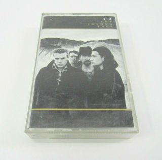 Vintage Cassette Tape - U2 - The Joshua Tree - 1987 Island Records Rock Bono