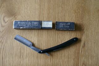 Wester Bros.  Straight Razor Anchor Brand,  Made In Germany