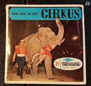 A Day At The Circus Rare Vintage View - Master Reel Pack B770 N Dutch Language