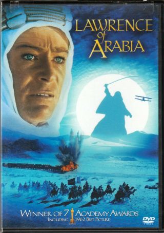 Lawrence Of Arabia On A Dvd The Classic Vtg Ww1 Film Arab War With Peter O 