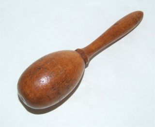 Vintage Wood Darning Egg - Wooden Darner - 5 1/2 " Long