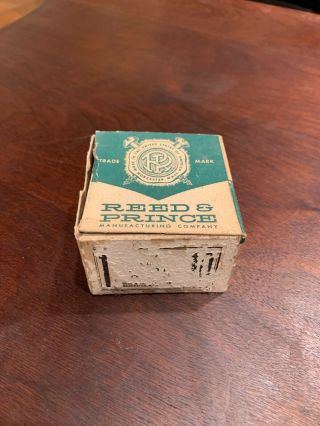 Vintage Box Of Reed & Prince Slotted Flat Head Screws Collectibles