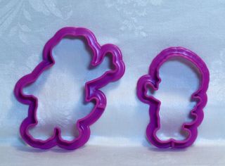 Lyons Group Vintage Cookie Cutters - Barney The Dinosaur And Baby Bop Tv Show