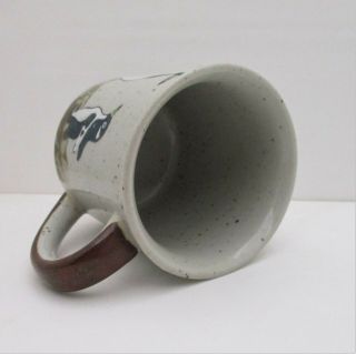 Vintage Otagiri Stoneware Pottery Penguins Coffee Mug Cup
