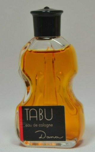 Tabu By Dana Eau De Cologne In Violin Shape Bottle,  1/2 Fl.  Oz 1.  5 Ml (97 Full)