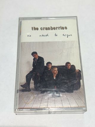 The Cranberries No Need To Argue Cassette Vintage Throwback 1994 Zombie