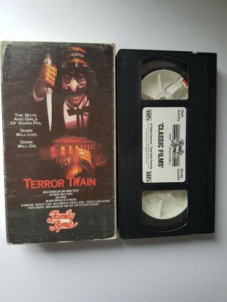 Terror Train 1989 Horror Vintage Vhs Vcr Videocassette Movie Tape