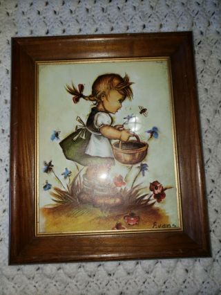 Vintage Wood Picture Frame For 8 X 10 Photo - No Hardware