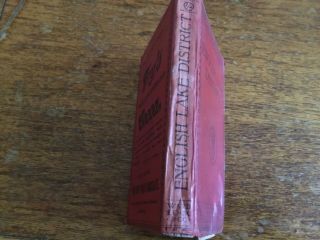 VINTAGE WARD LOCK RED GUIDE - ENGLISH LAKE DISTRICT - WITH PULL OUT MAP 3
