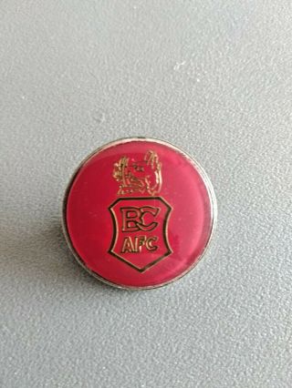 Bradford City Fc Vintage Badge Brooch Pin Football Bcfc
