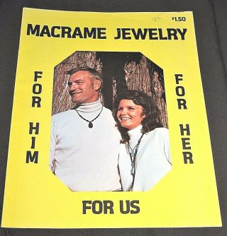 Vintage 1970s Macrame Jewelry For Him For Her For Us - Marv Nelson Jeep Ziemer