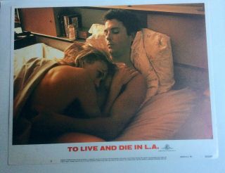 To Live And Die In L.  A.  - Lobby Card 11 " X 14 “ Vintage 1985 - Mgm/ua