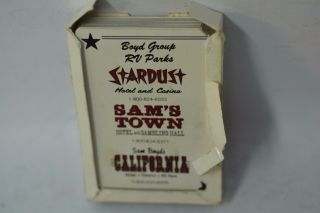 Vintage Stardust Hotel Casino Playing Cards
