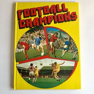 Football Champions Book 1975 Vintage Aston Villa,  Derby County