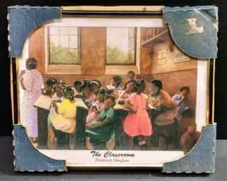 Vintage The Classroom By Frederick Douglass,  Wall Art Hanging Decor,  10 " X 8 "