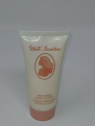 Vintage White Shoulders Perfumed Body Lotion 3.  3 Oz 60 Full