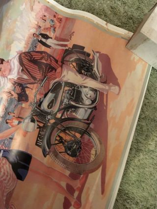 Vintage Paper ARIEL Motor Cycles Poster 42.  5 Cm X 62 Cm Reprint 3