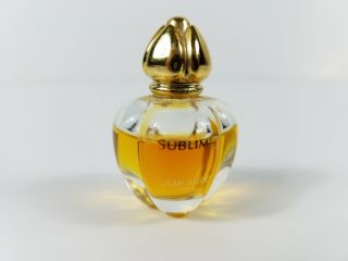 Vintage Jean Patou Sublime Mini Perfume Bottle Paris 75,  Full