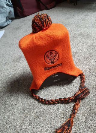 Jagermeister Double Face Official Vintage Hat Beanie Soccer Fancy Cap Fan 0727