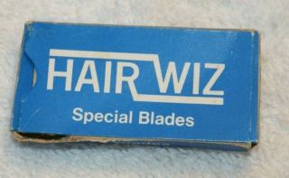 Vintage Hair Wiz Special Blades Pack Of 4 Nos