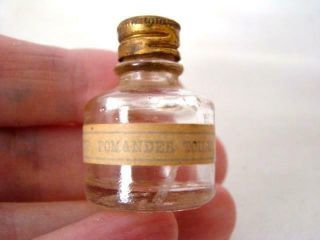 1940s Sweet Miniature Herb Farm Shop Pomander Toilet Water Perfume Bottle