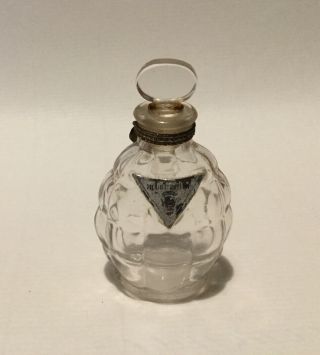 Vigny.  Heure Intime.  Vintage Glass Perfume Bottle.