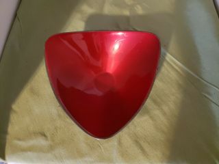 Vintage Reed And Barton 241 Mid Century Modern Enamel Candy Dish Silver