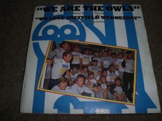 Vintage We Are The Owls We Love Sheffield Wednesday Vinyl Record 1984