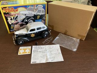 Vintage 1990 Playmates Dick Tracy Police Squad Car Stickers Box Instructions