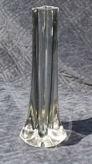 Lovely Vintage Whitefriars Tricorn Art Glass Vase By Geoffrey Baxter Pat 9570 C