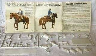 Vintage Airfix 70’s,  Boxed George Washington Construction Kit,  54mm Sc Plastic.