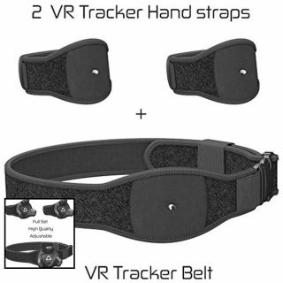 Vr Tracker Belt & Strap Bundle For Htc Vive System Pucks Adjustable Hand Straps