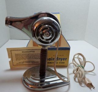 Vintage Handy Hannah Electric Hair Dryer,  Stand & Box,