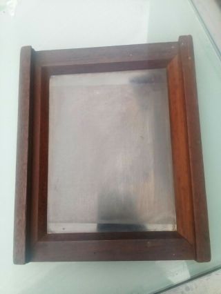 Large Photo Developing Wooden Frame Vintage