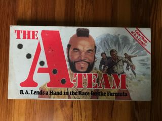 Vintage 1984 The A - Team Parker Brothers Board Game,  A Team