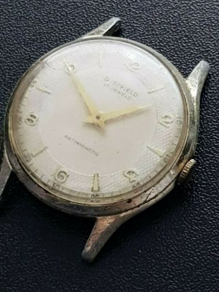 Gents Vintage Sheffied Watch 17 Jewel Mechanical Wind Up Spares