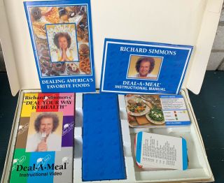 Vintage 1994 Richard Simmons Deal A Meal Lose Weight Diet System