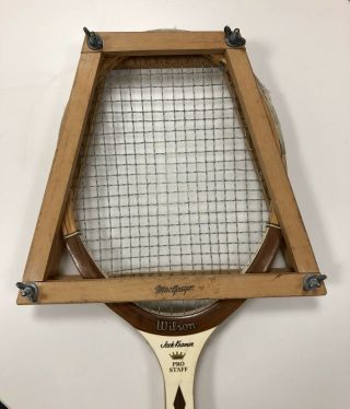 Vintage Jack Kramer Wilson Pro Staff Tennis Racket 4 3/4” Macgregor Press Incl.