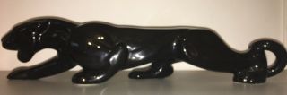 Vintage Royal Haeger 24” Ceramic Black Stalking Panther Pottery Craftsmans