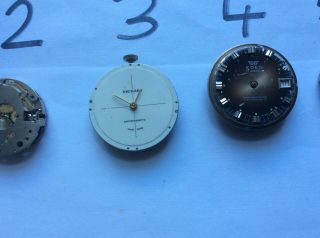 Joblot 6 Vintage Watches/Movements Newmark,  Eden,  Others Spares 3