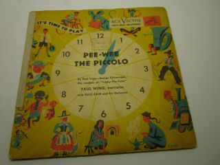 First Day 45 Rpm - - Pee - Wee The Piccolo On Rca Records