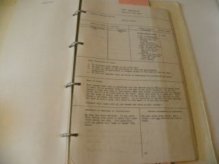 1963 Wendy Ward Charm School Handbook Teachers Documentation and Binder 3
