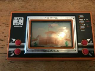 Nintendo Fire Attack Game And Watch