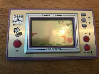 Nintendo Snoopy Tennis Game And Watch