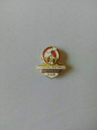 Vintage 1960/70s Arsenal Football Supporters Club Enamel Metal Pin Badge