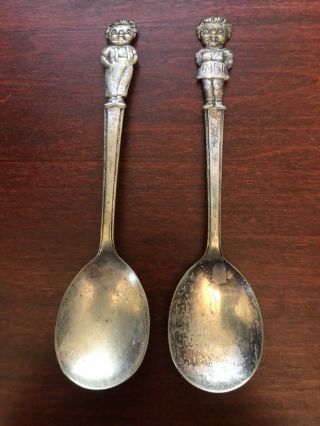 Vintage Campbell Soup Kids Spoons - Boy And Girl