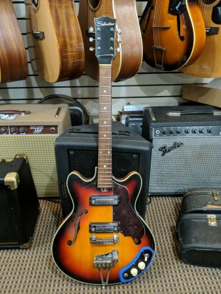 Vintage Silvertone Model 319 Electric Guitar Or Total Restoration
